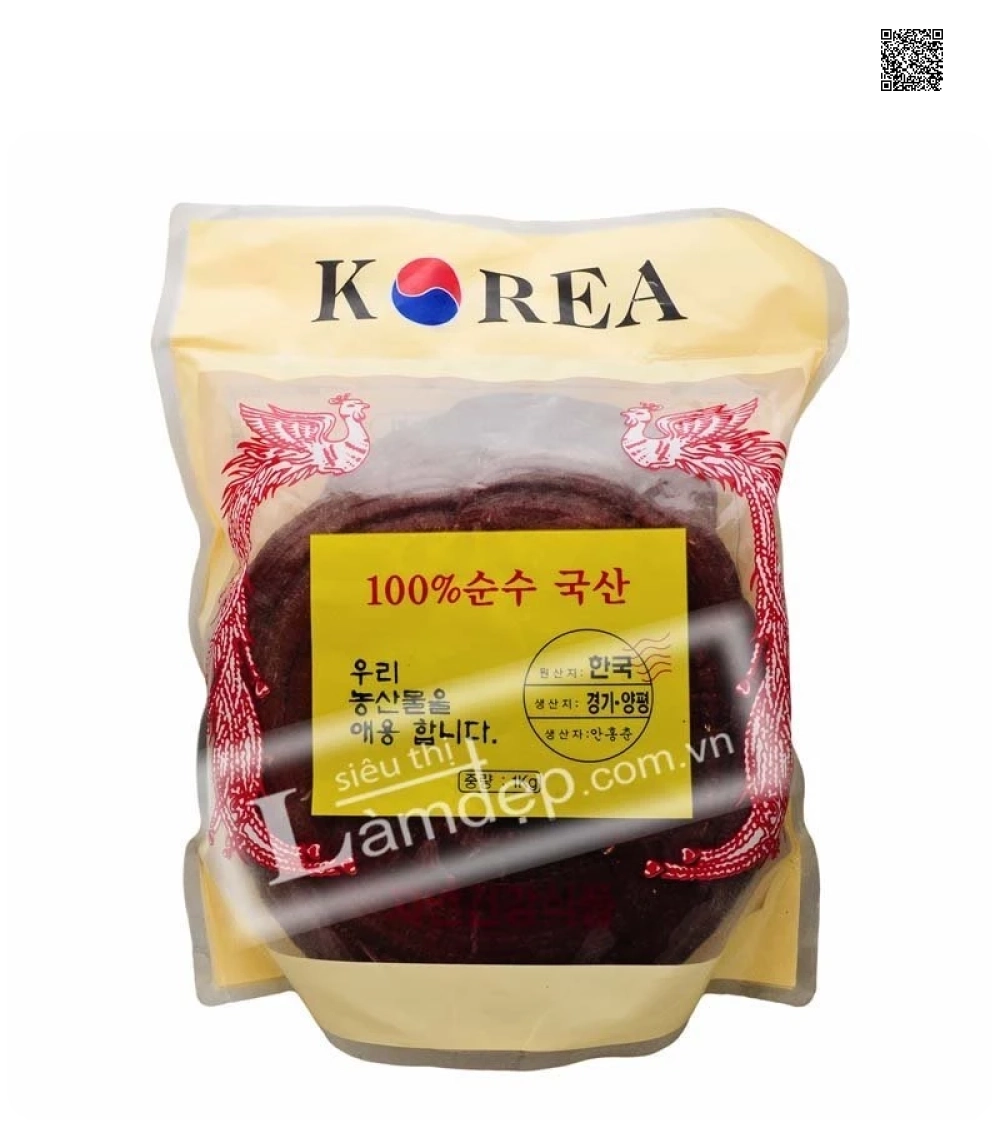 Hình ảnh mặt trước của Nấm Linh Chi Đỏ Hàn Quốc 1 Kg