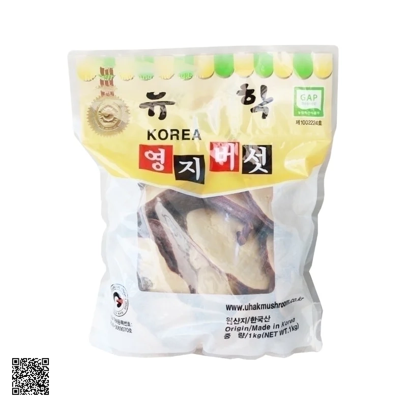 Nấm Linh Chi Đỏ Hàn Quốc Uhak Mushroom Bịch 1kg