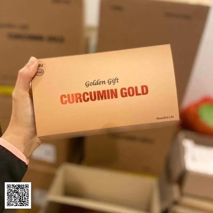 Golden Gift Curcumin Gold Tinh nghệ Nano Hàn Quốc (Hộp Lớn 100 Tép)