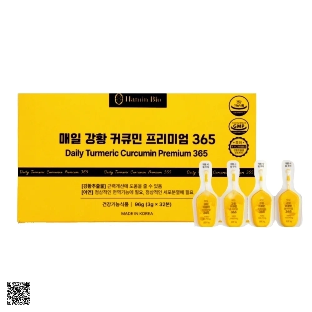 Hamin Bio Daily Turmeric Curcumin Premium 365 Tinh Chất Nghệ Hàn Quốc