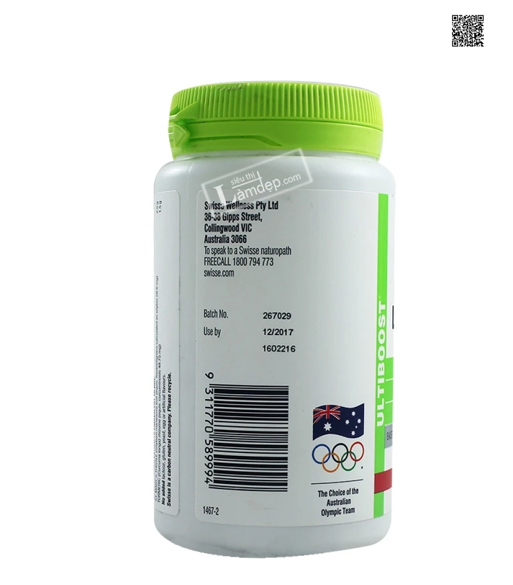 Viên Uống Bổ Gan Giải Độc Swisse Liver Detox 120 Viên