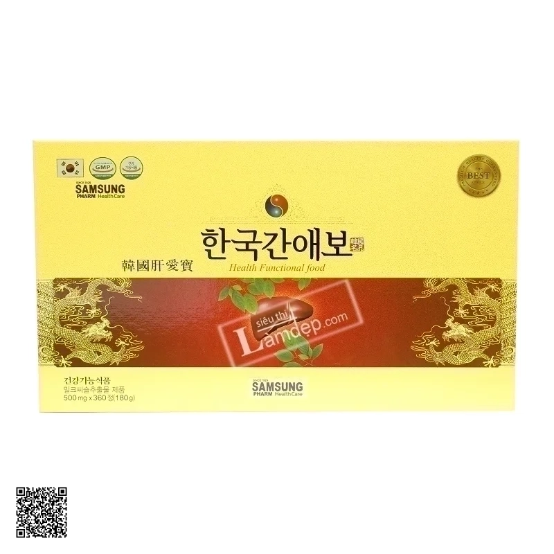 Viên Bổ Gan Giải Độc Keukdong Health Functional Food 360 Viên