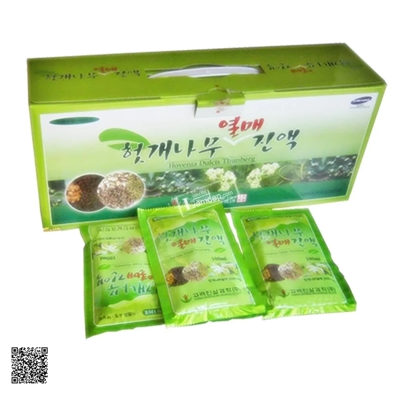 Nước Bổ Gan Bio Hovenia Dulcis Thunberg Hàn Quốc (100ml x 30 gói)