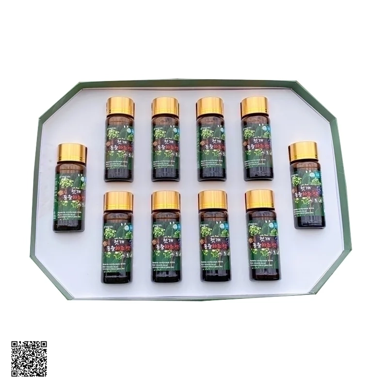 Nước Bổ Gan Đông Trùng Hạ Thảo Well Bio Korean Hovenia Cordyceps Drink
