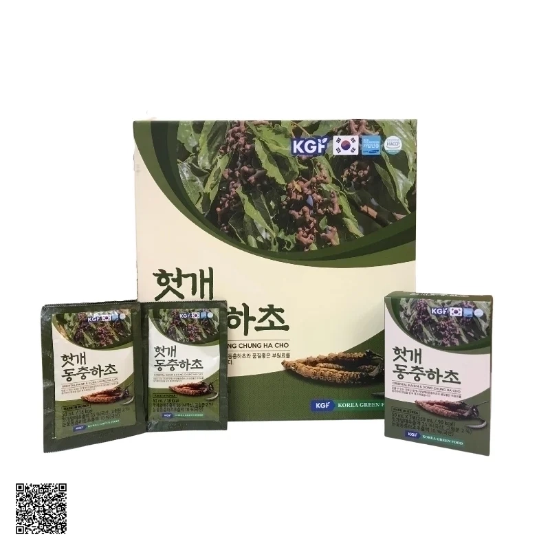 Nước Bổ Gan Đông Trùng Hạ Thảo KGF Oriental Raisin & Dong Trung Ha Cho (30 gói x 50ml)
