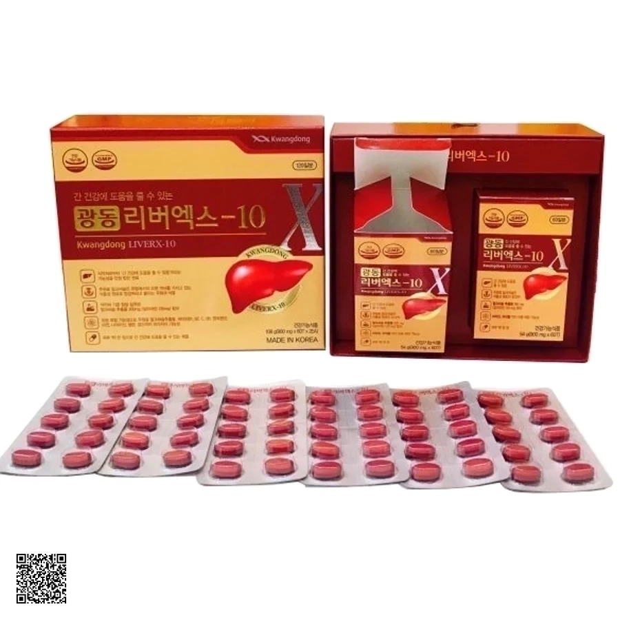 Kwangdong Liverx-10 Viên Uống Bổ Gan Từ Hàn Quốc