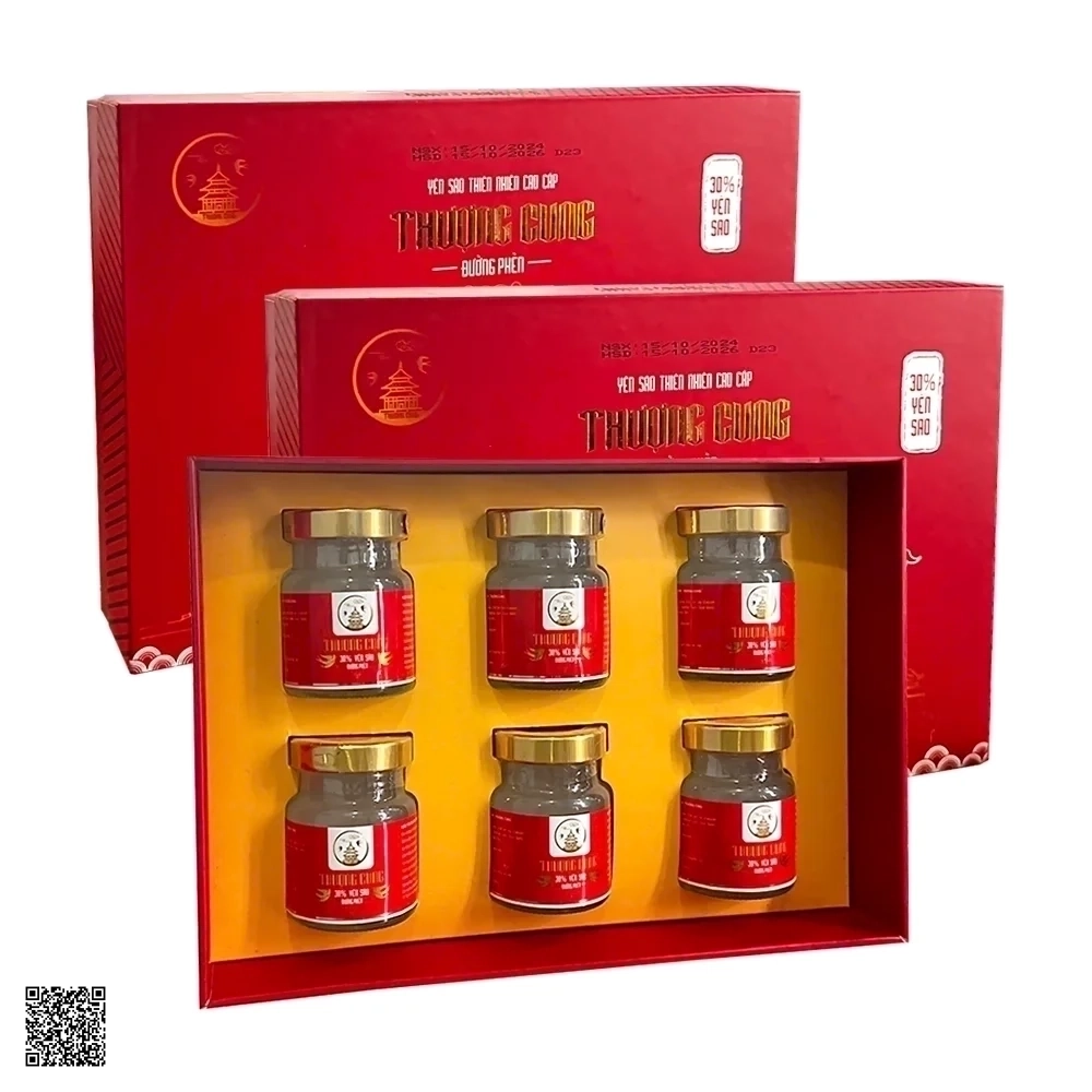 Combo 2 Hộp Yến Sào Thiên Nhiên Cao Cấp - Thượng Cung Đường Phèn