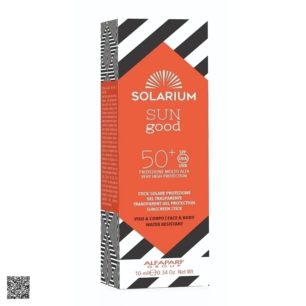 Dibi Milano Solarium Transparent Solar Gel Stick SPF50+ Face & Body - Thanh Lăn Chống Nắng (10ml)