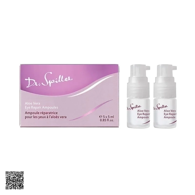 Dr.Spiller Aloe Vera Eye Repair Ampoule - Tinh Chất Giảm Quầng Thâm Và Bọng Mắt (5 lọ x 5ml)