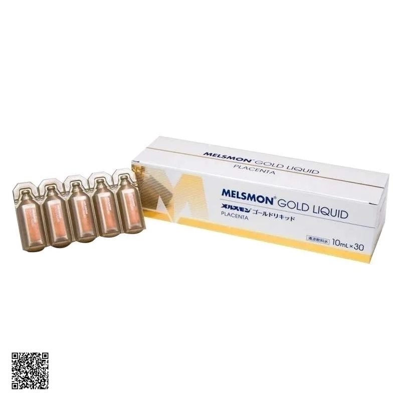Nước Uống Nhau Thai Heo Melsmon Gold Liquid Placenta Nhật Bản