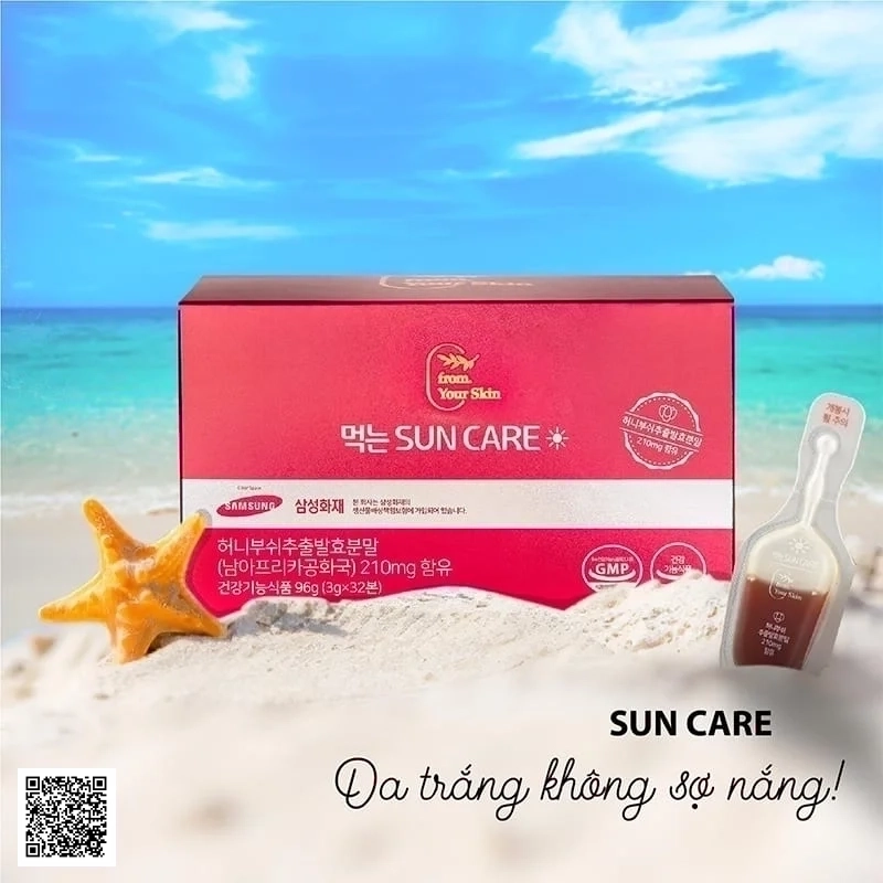 Nước Uống Chống Nắng Trắng Da Sun Care From Your Skin Hàn Quốc