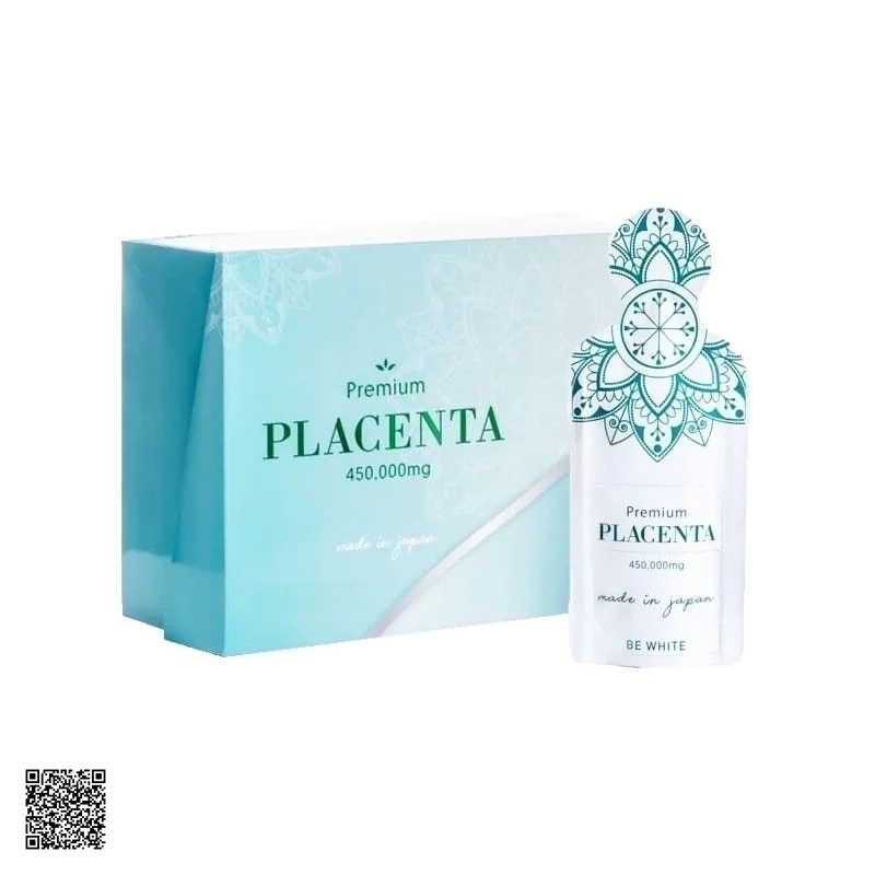 Nhau Thai Ngựa Đua Tổ Yến Be White Premium Placenta 450.000mg Nhật Bản
