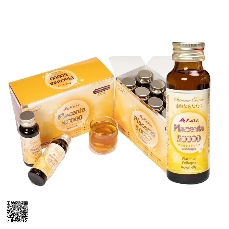 Kaza Placenta 50000mg Nước Uống Đẹp Da Nhau Thai Từ Nhật Bản