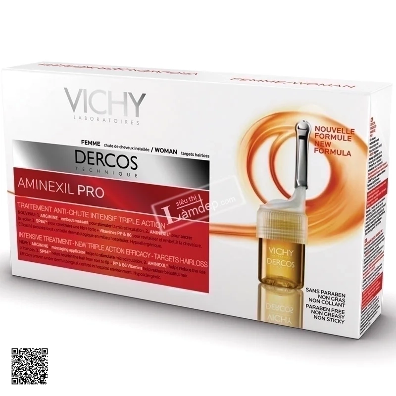 Tinh Chất Ngăn Ngừa Và Giảm Rụng Tóc Cho Nữ Vichy Dercos Technique