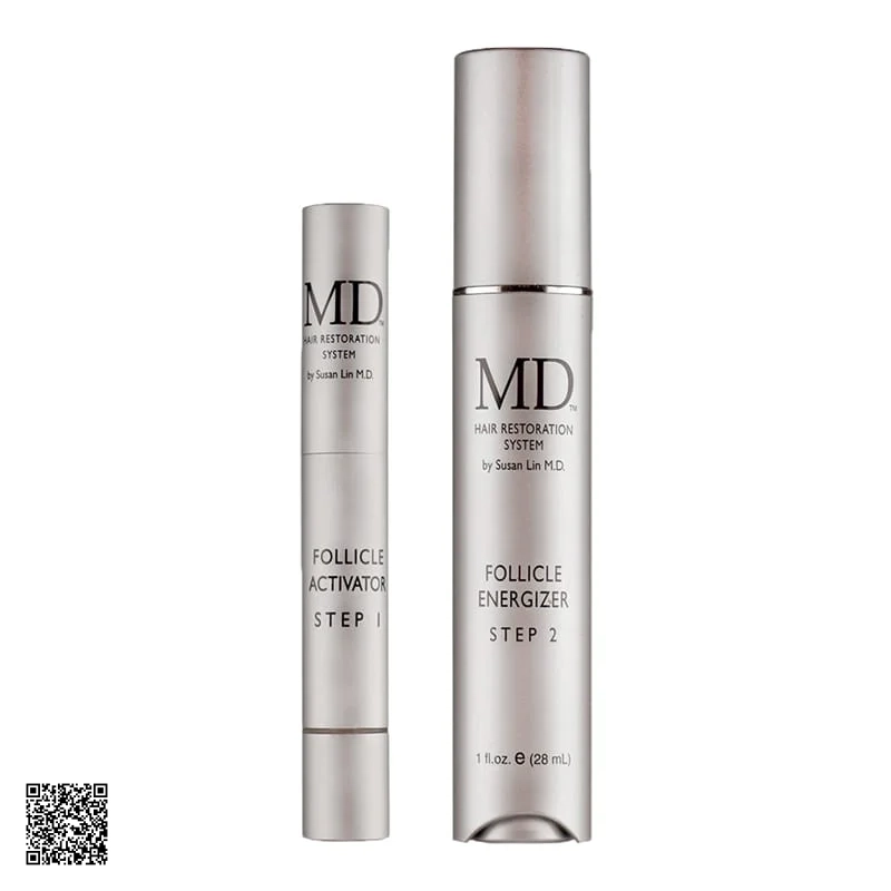 Bộ Sản Phẩm Kích Thích Mọc Tóc MD Hair Restoration System Follicle Energizer