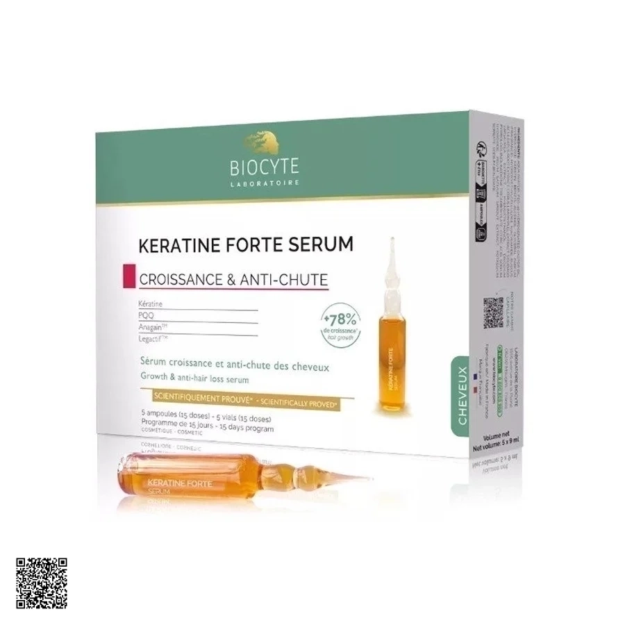 Biocyte Keratine Forte Serum - Serum Hỗ Trợ Kích Thích Mọc Tóc