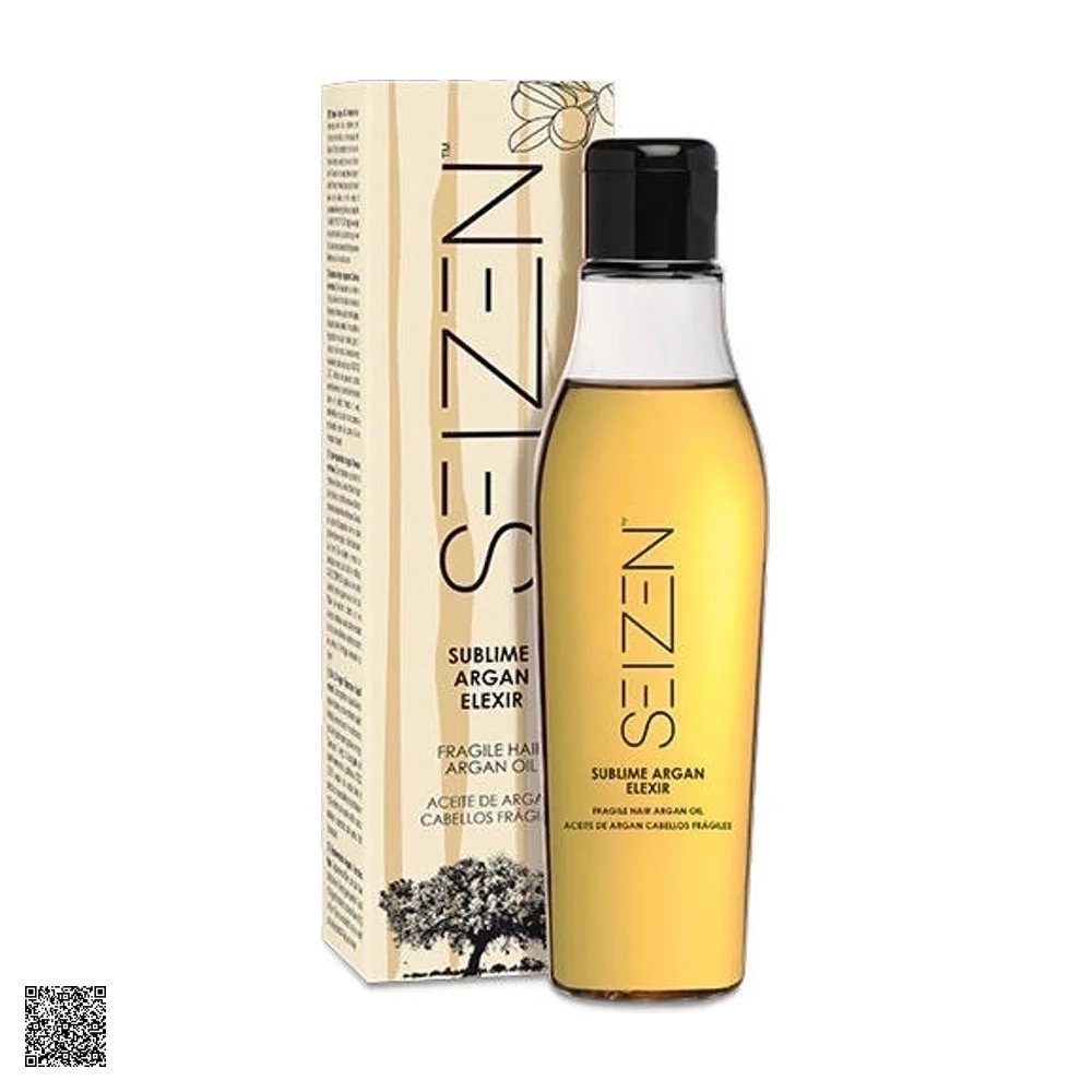 Seizen Sublime Argan Elixir Fragile Hair Argan Oil - Tinh Chất Phục Hồi Tóc Khô Xơ, Giảm Gãy Rụng Tóc, Giữ Màu Tóc