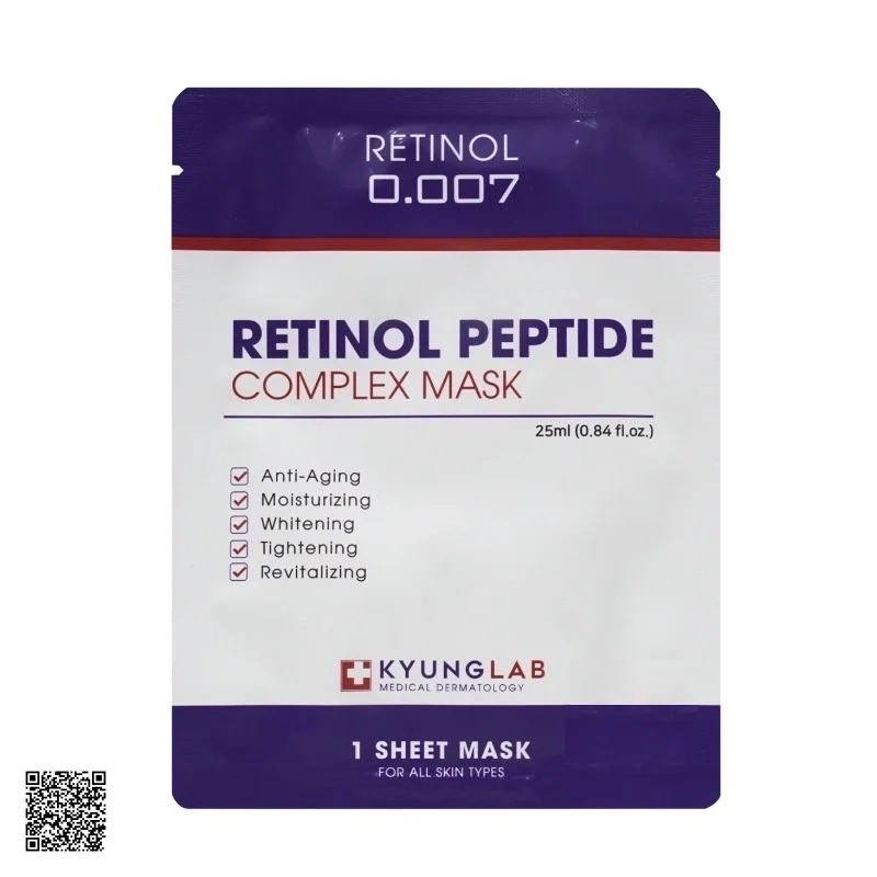 Kyung Lab Retinol Peptide Complex Mask - Mặt Nạ Trẻ Hoá Da (1 Miếng)