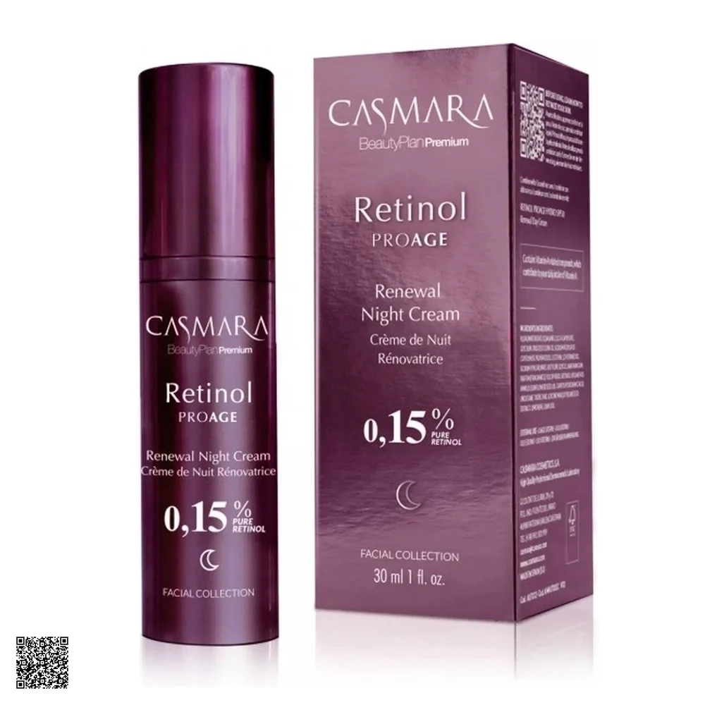 Casmara Retinol ProAge Renewal Night Cream 0.15% - Kem Retinol Trẻ Hóa Da Ban Đêm