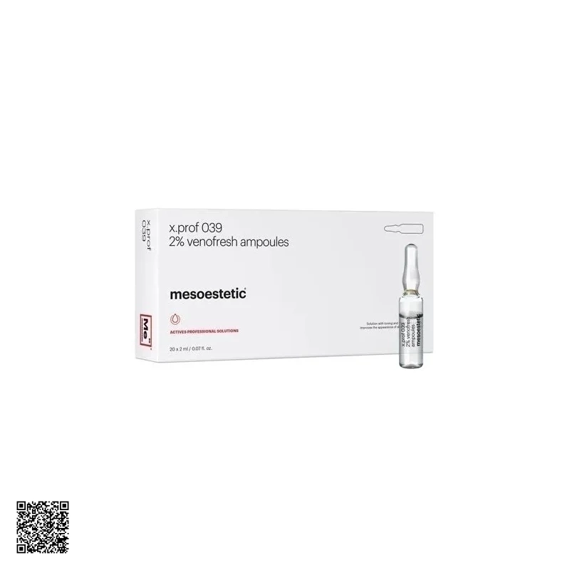 Mesoestetic X.Prof 039 Venofresh Ampoules 2% - Tinh Chất Giảm Đỏ Kích Ứng Da