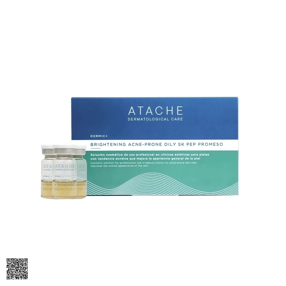 Atache Dermic+ Brightening Acne-Prone Oily SK Pep Promeso - Meso Giảm Viêm, Giảm Thâm Đỏ Sau Mụn