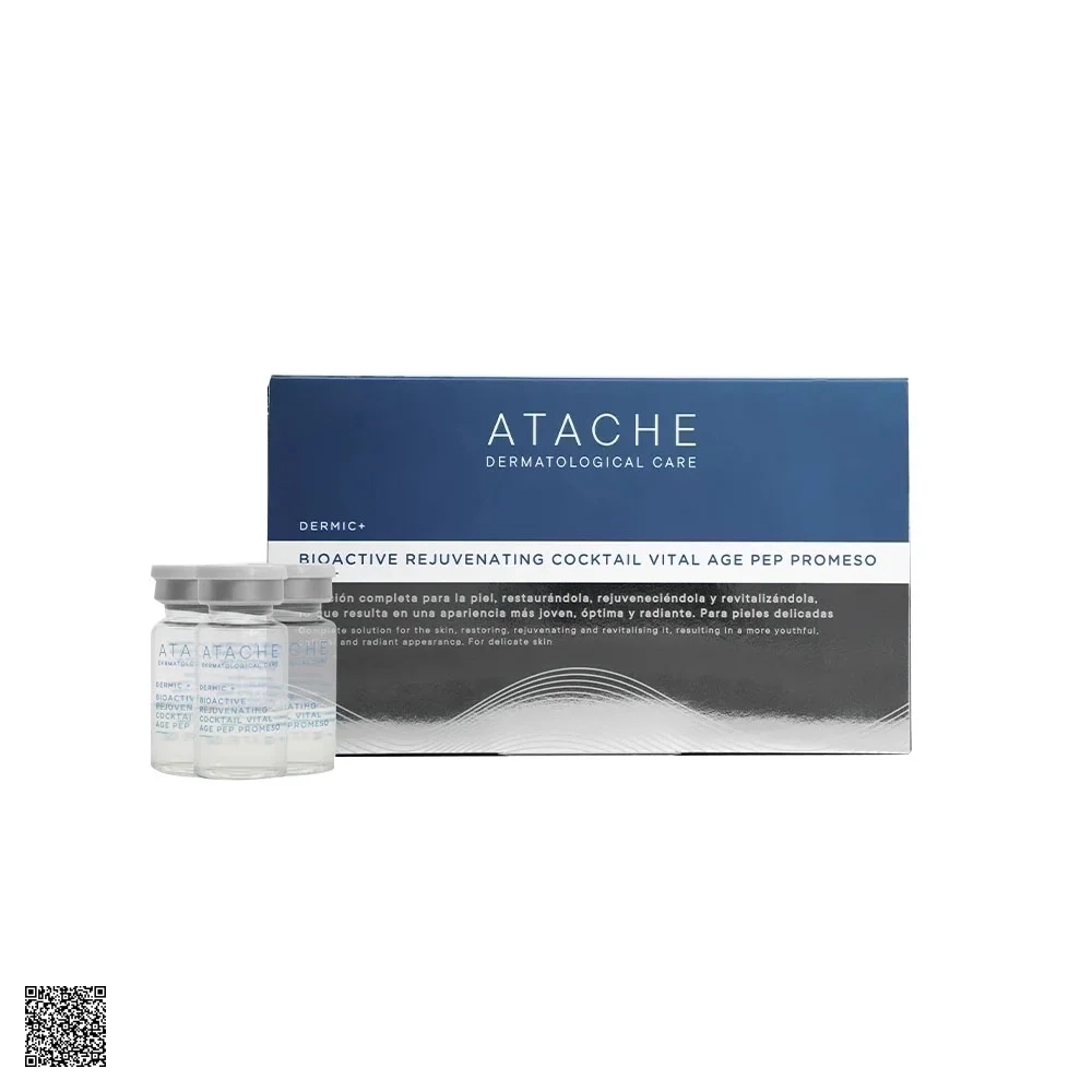 Atache Dermic+ Bioactive Rejuvenating Cocktail Vital Age Pep Promeso - Meso Phục Hồi Da, Sửa Chữa DNA