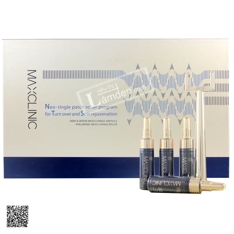 Bộ Lăn Kim Tế Bào Gốc MaxClinic Neo-tingle Patch Roller Program