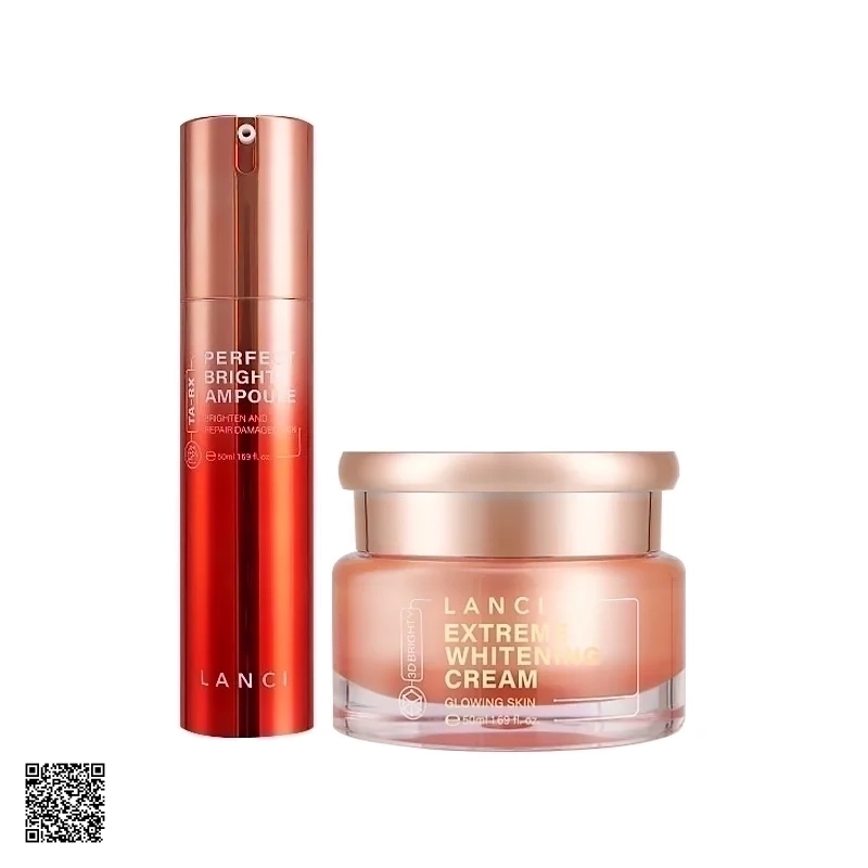Lanci 3D-BRIGHTY - Combo Dưỡng Trắng Da Phiên Bản Nâng Cấp