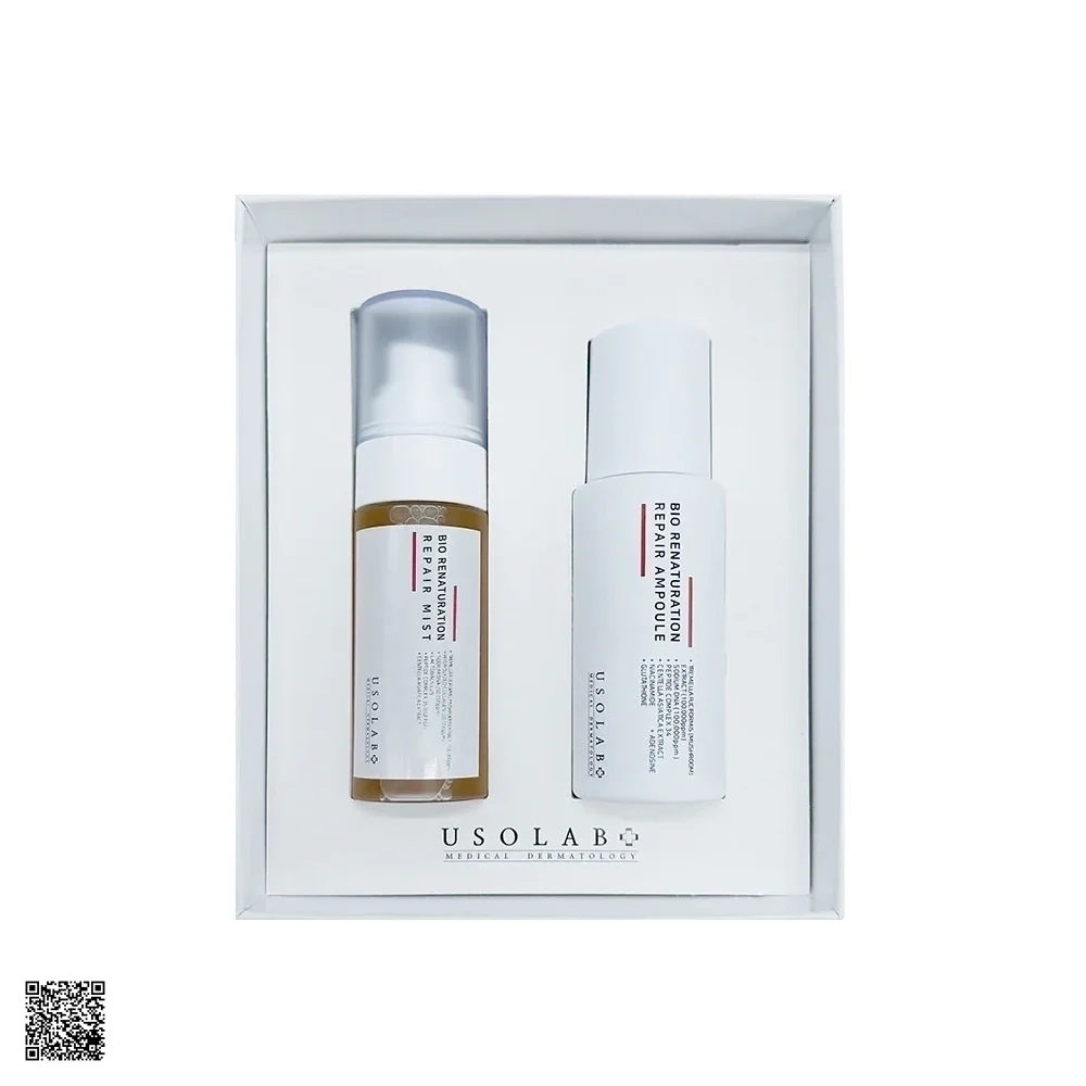 Usolab Set Repair Ampoule + Repair Mist - Bộ Sản Phẩm Tái Tạo Tế Bào Gốc