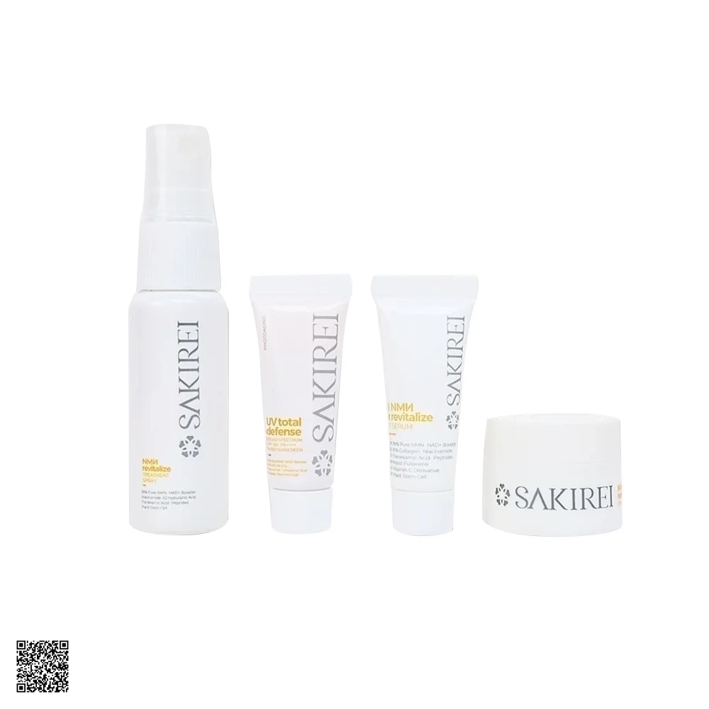 Sakirei NMN Revitalize Trial Kit - Bộ Sản Phẩm Phục Hồi Và Tái Tạo Làn Da