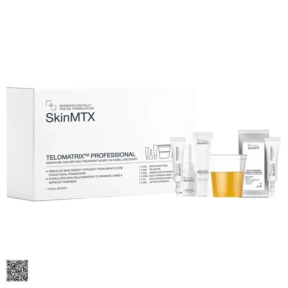 SkinMTX Telomatrix Professional - Bộ Chăm Sóc Trẻ Hóa Da Chuyên Nghiệp (2 Session)