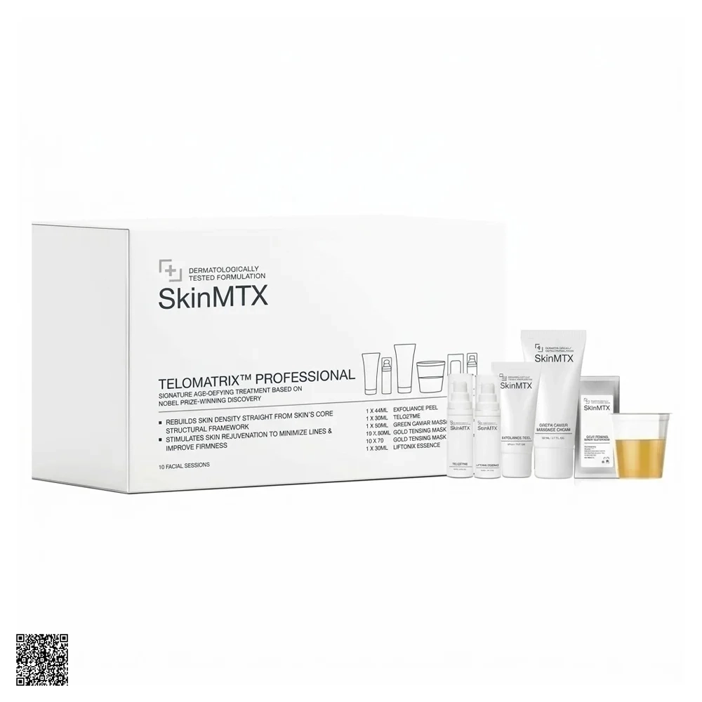 SkinMTX Telomatrix Professional - Bộ Chăm Sóc Trẻ Hóa Da Chuyên Nghiệp (10 Session)