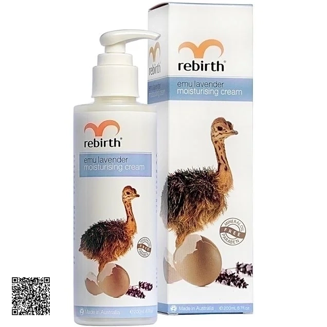 Sữa Dưỡng Thể Trắng Da Tinh Dầu Đà Điểu Rebirth Emu Lavender Moisturising Cream
