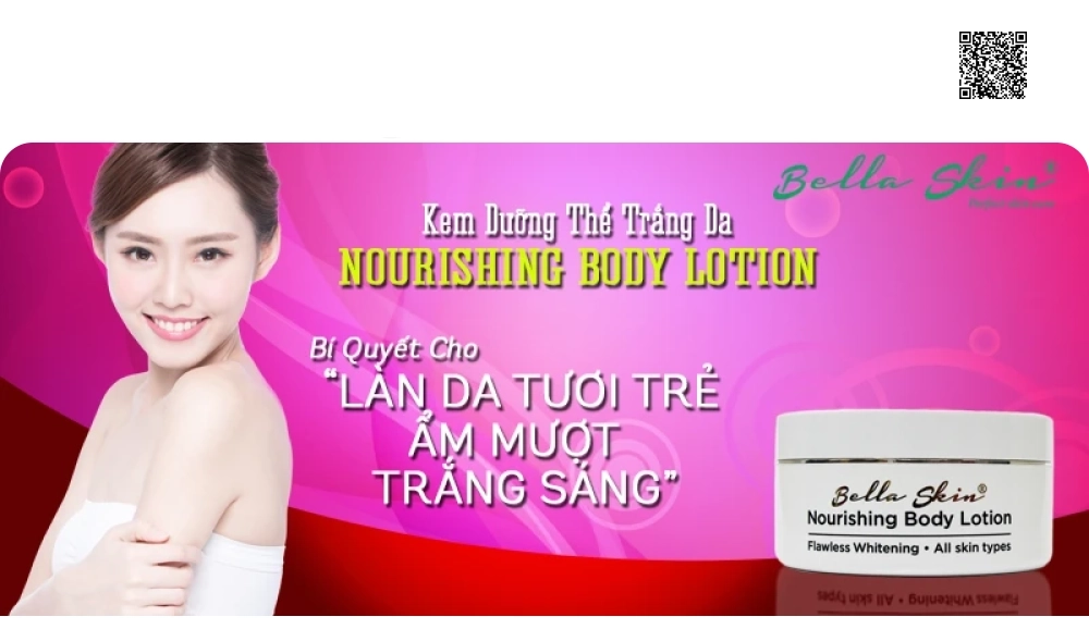 Kem Dưỡng Thể Trắng Da Nourishing Body Lotion Bella Skin