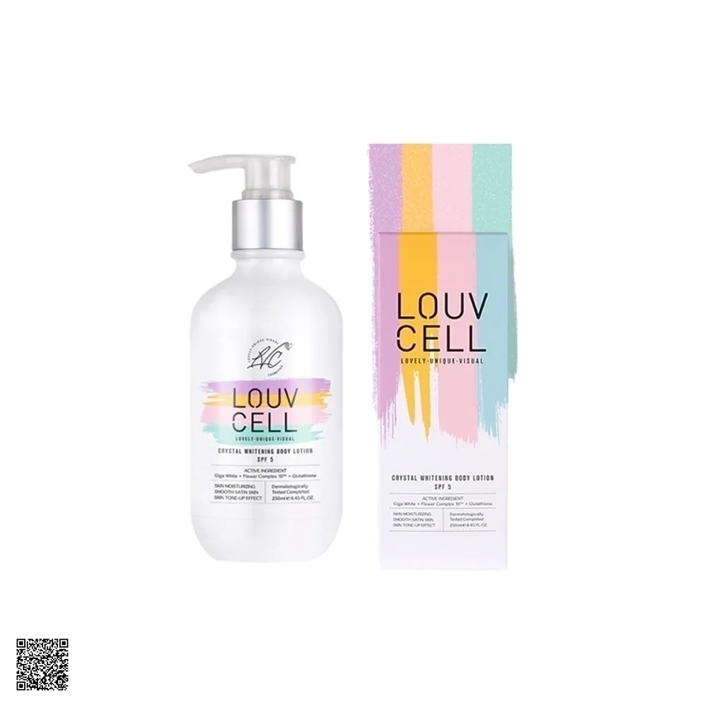 Louv Cell Crystal Whitening Body Lotion SPF5 - Sữa Dưỡng Thể Trắng Da (250ml)