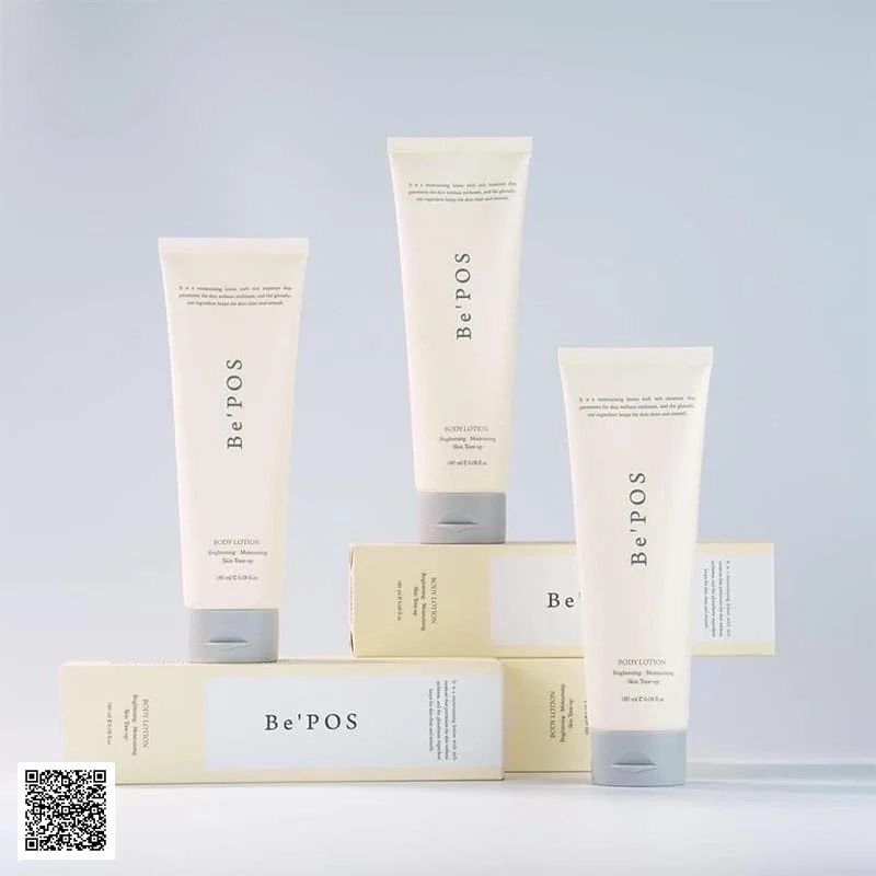 Kem Dưỡng Trắng Toàn Thân BePOS Body Lotion Brightening Moisturizing Skin Tone-Up