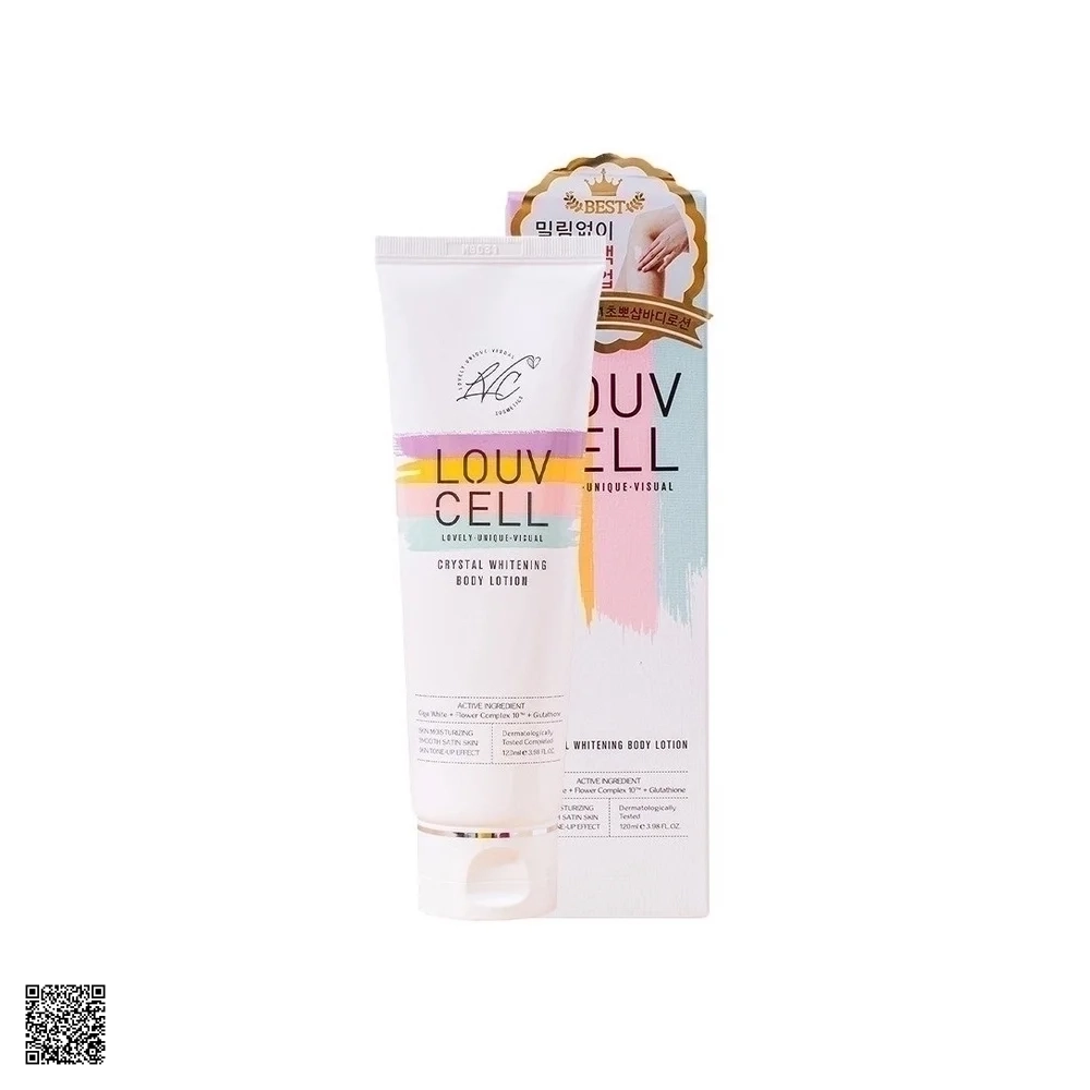 Louv Cell Crystal Whitening Body Lotion SPF5 - Sữa Dưỡng Thể Trắng Da (120ml)