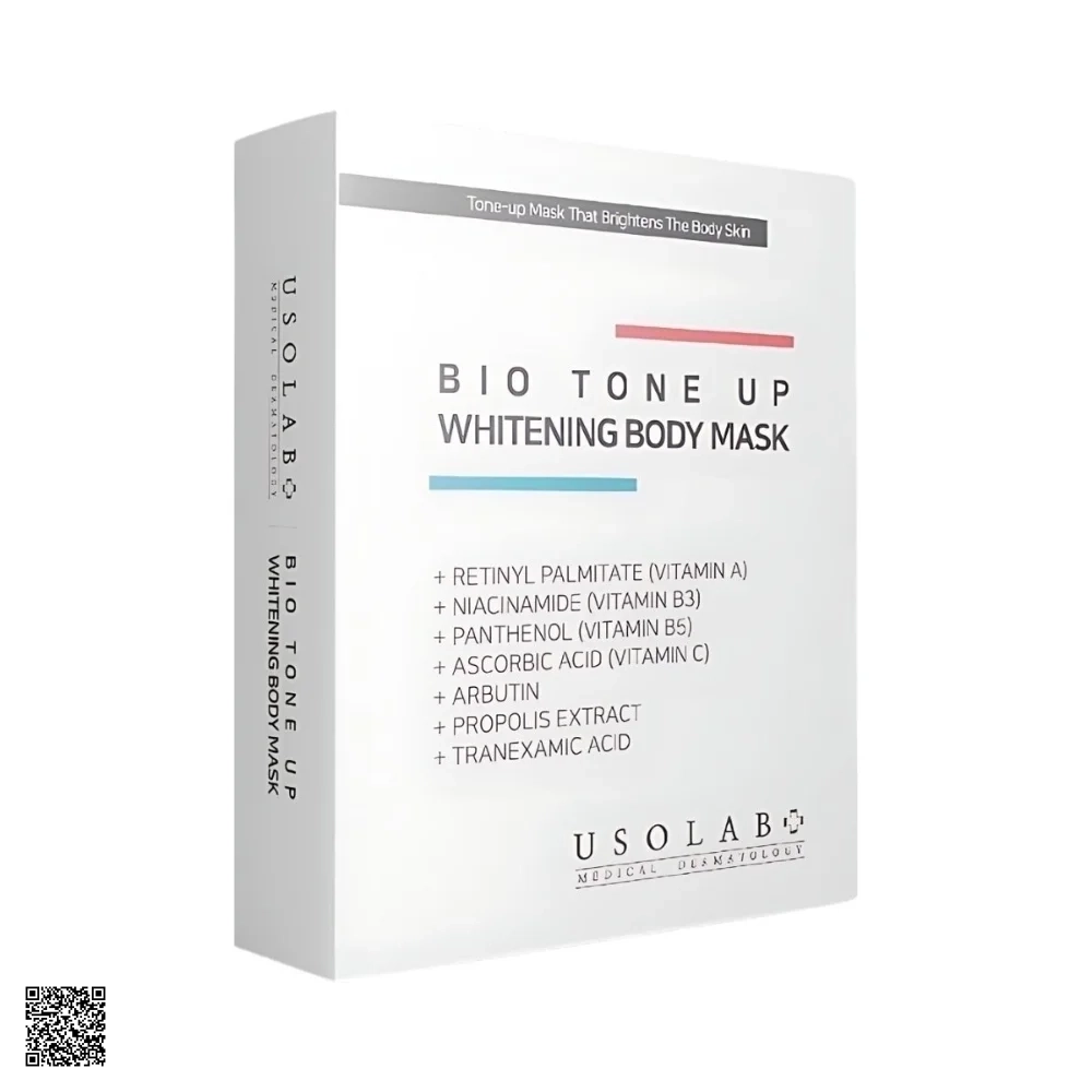 Usolab Bio Tone Up Whitening Body Mask - Kem Ủ Kích Trắng Body (5 Gói x 20gr)