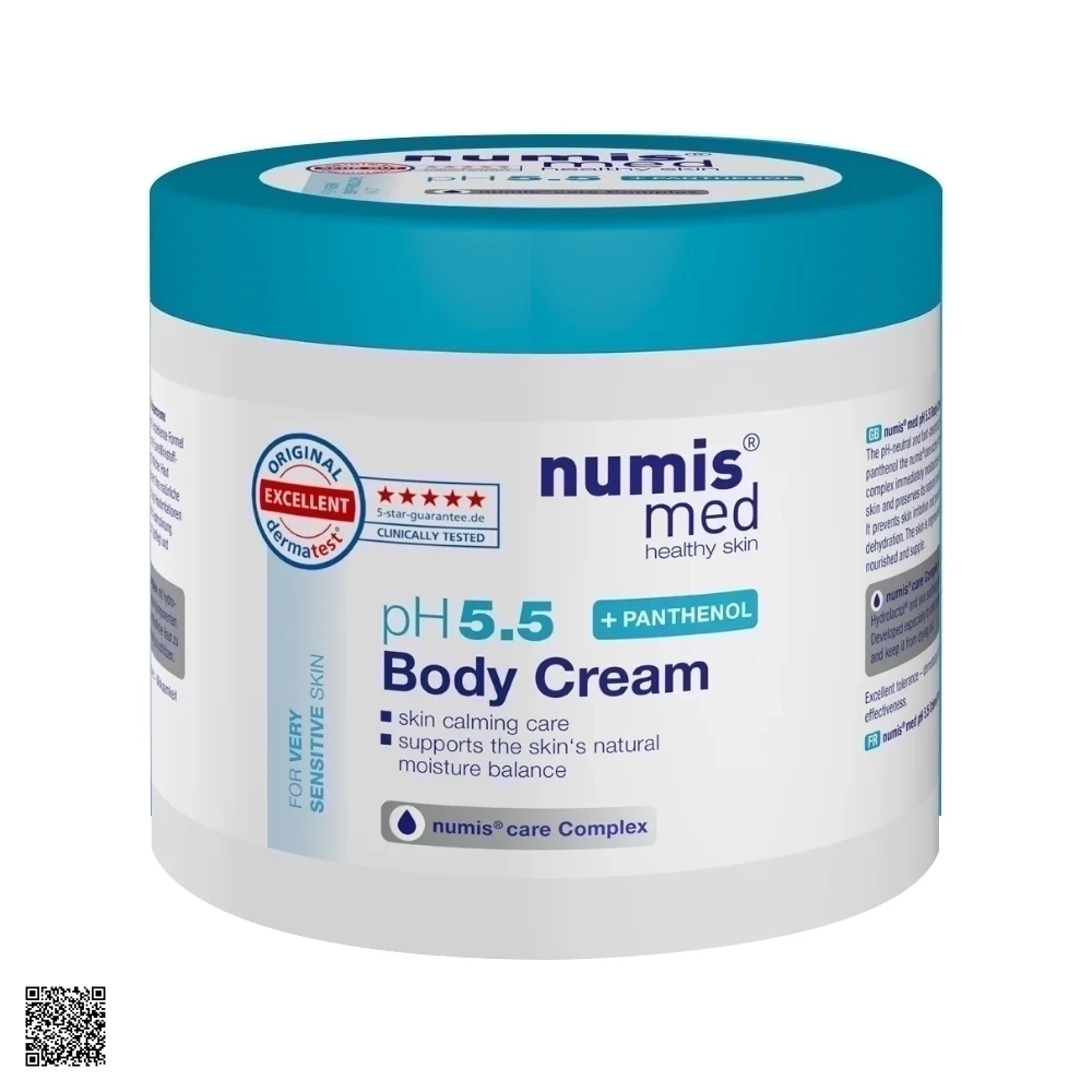 Numis Med Body Cream pH 5.5 - Kem Dưỡng Thể Cấp Ẩm Cho Da Nhạy Cảm