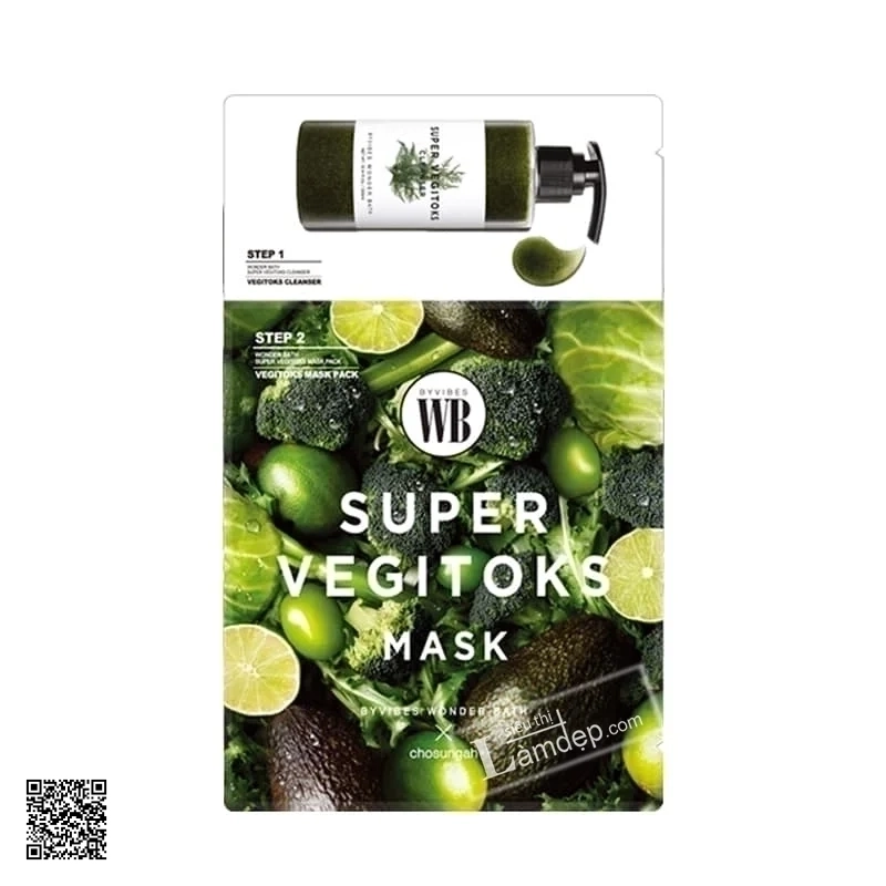 Mặt Nạ Thải Độc Rau Củ Super Vegitoks Mask