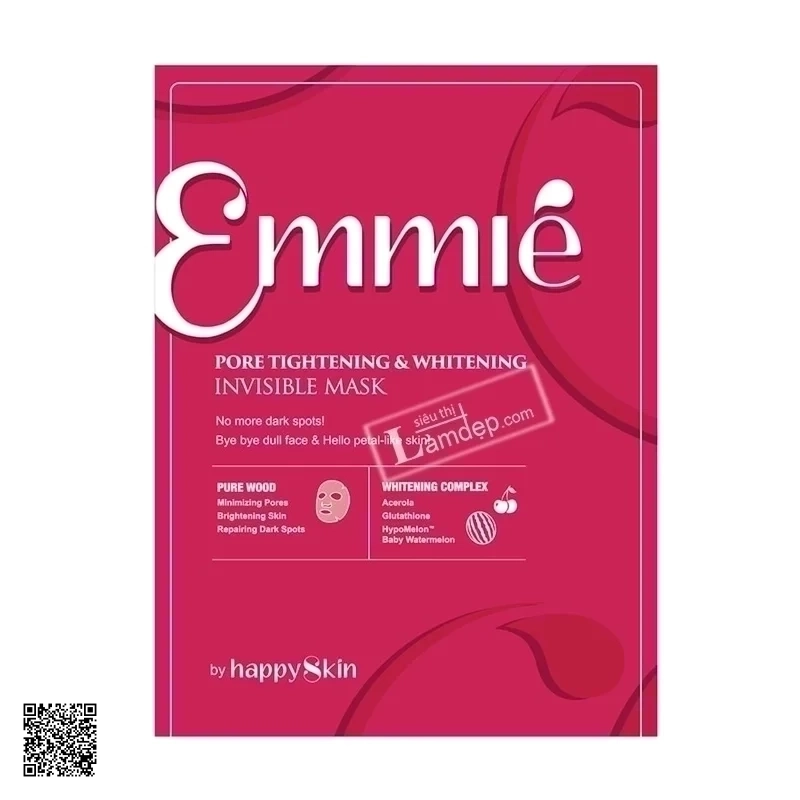 Mặt Nạ Trắng Da Emmie Pore Tightening - Whitening Invisible Mas