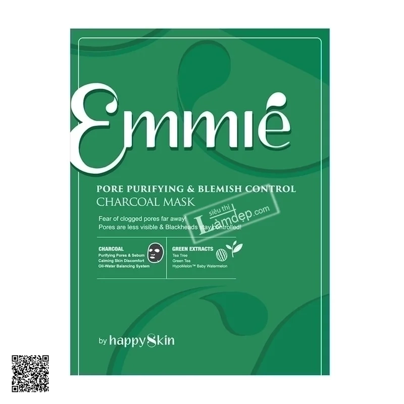 Mặt Nạ Thải Độc Emmie Pore Purifying - Blemish Control Charcoal Mask