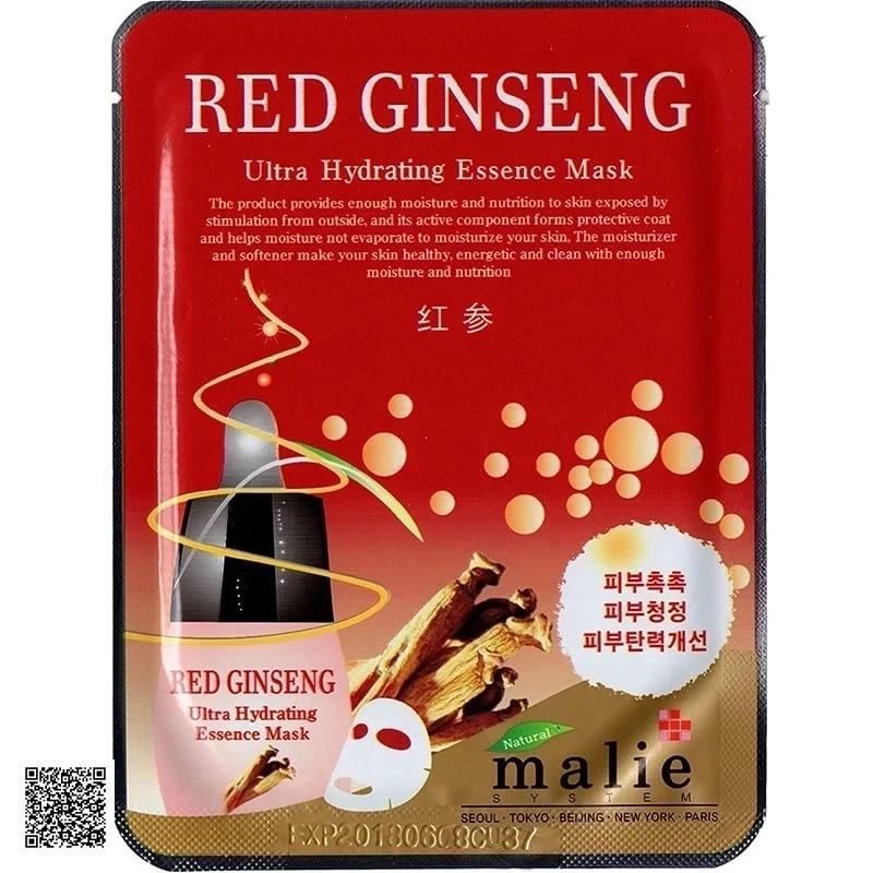 Mặt Nạ Chống Lão Hóa Chiết Xuất Hồng Sâm Malie Red Ginseng Ultra Hydrating Essence Mask