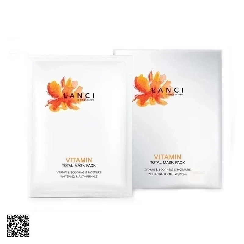 Mặt Nạ Cấp Ẩm Lanci Vitamin Total Mask Pack Hàn Quốc
