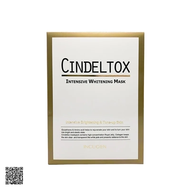 Mặt Nạ Dưỡng Trắng Chuyên Sâu Incugen Cindel Tox Intensive Whitening Mask