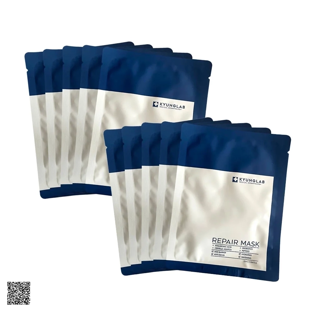 Kyung Lab Repair Mask For All Skin Types - Mặt Nạ Phục Hồi Da (10 Miếng)