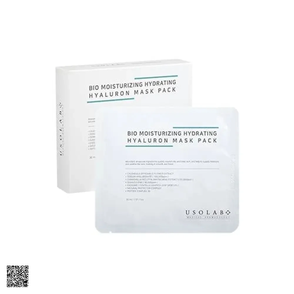Usolab Bio Moisturizing Hydrating Hyaluron Mask Pack - Mặt Nạ Cấp Ẩm Đa Tầng