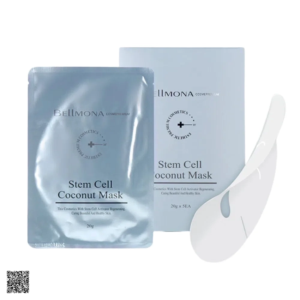 Bellmona Stem Cell Coconut Mask - Mặt Nạ Tế Bào Gốc Phục Hồi Nâng Cơ Trẻ Hoá Da