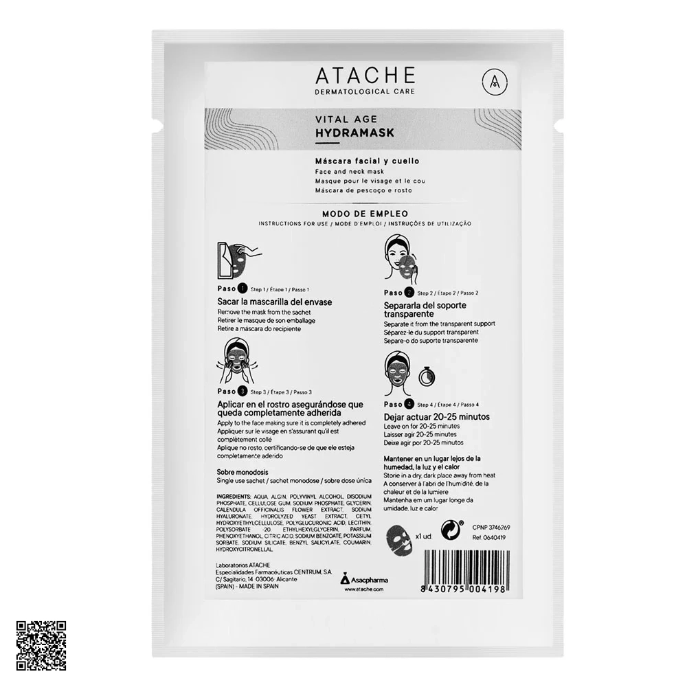 Atache Vital Age Hydramask - Mặt Nạ Chống Lão Hóa