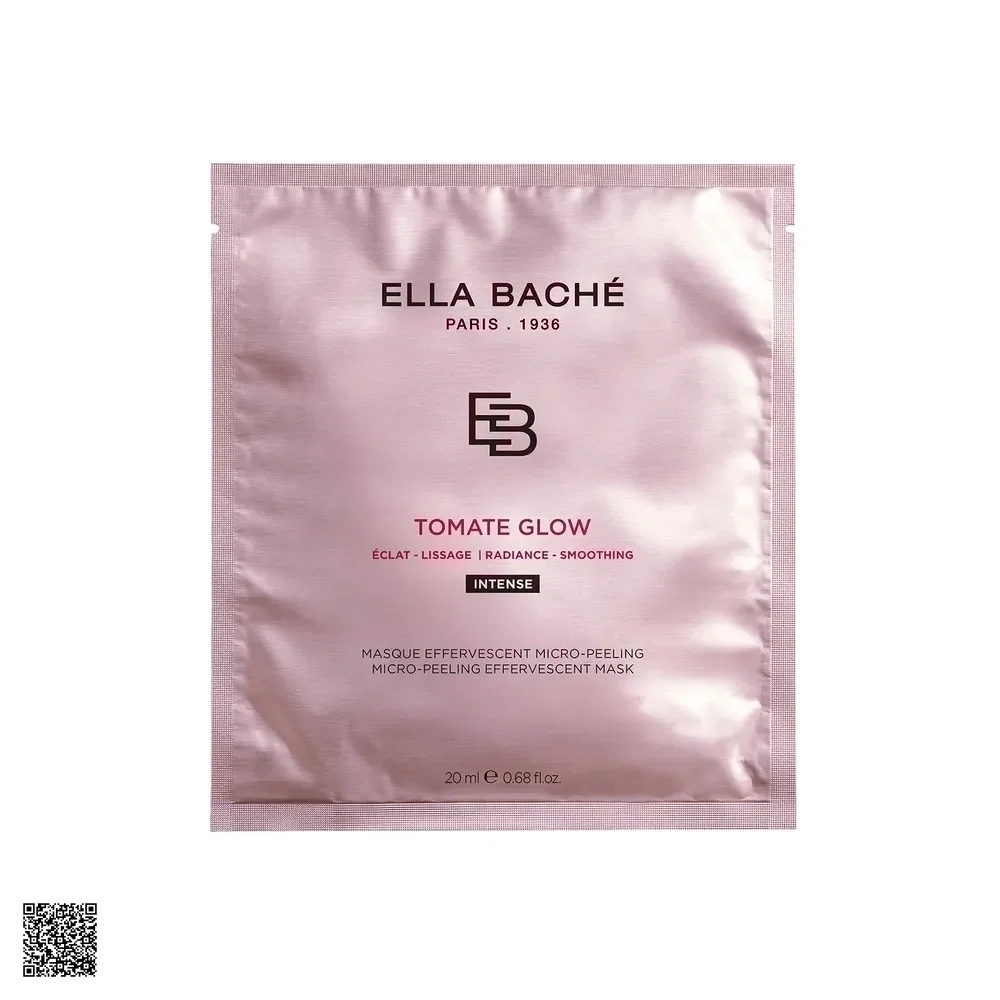 Ella Bache Tomate Glow Micro-Peeling Effervescent Mask - Mặt Nạ Detox Than Hoạt Tính